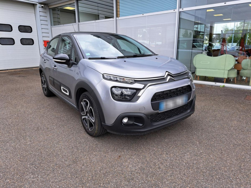 Citroen C3 (3) PureTech 83 S&S BVM Feel Pack Essence Gris foncé Occasion à vendre