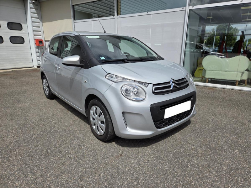 Citroën C1 (2) VTi 72 S&S BVM Feel Essence Gris clair Occasion à vendre
