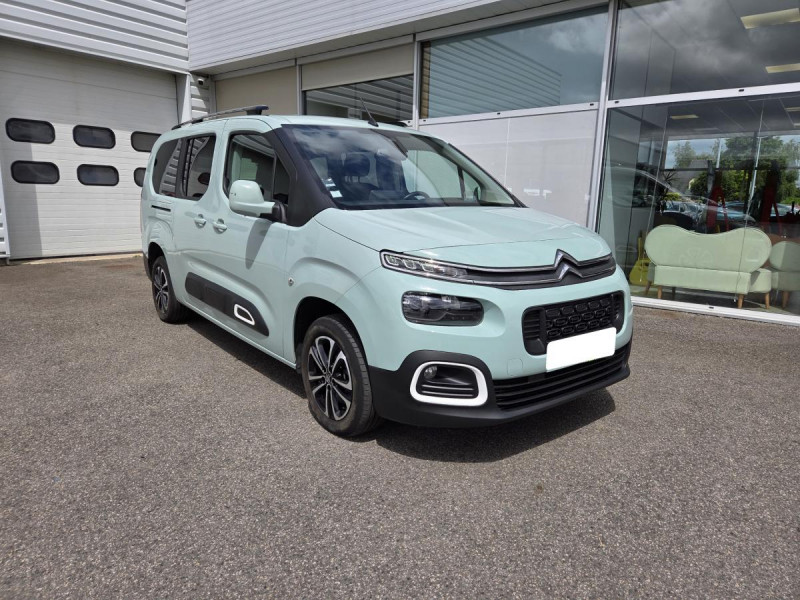 Citroen Berlingo (3) Taille XL BlueHDi 130 S&S BVM6 Shine Diesel Vert Occasion à vendre