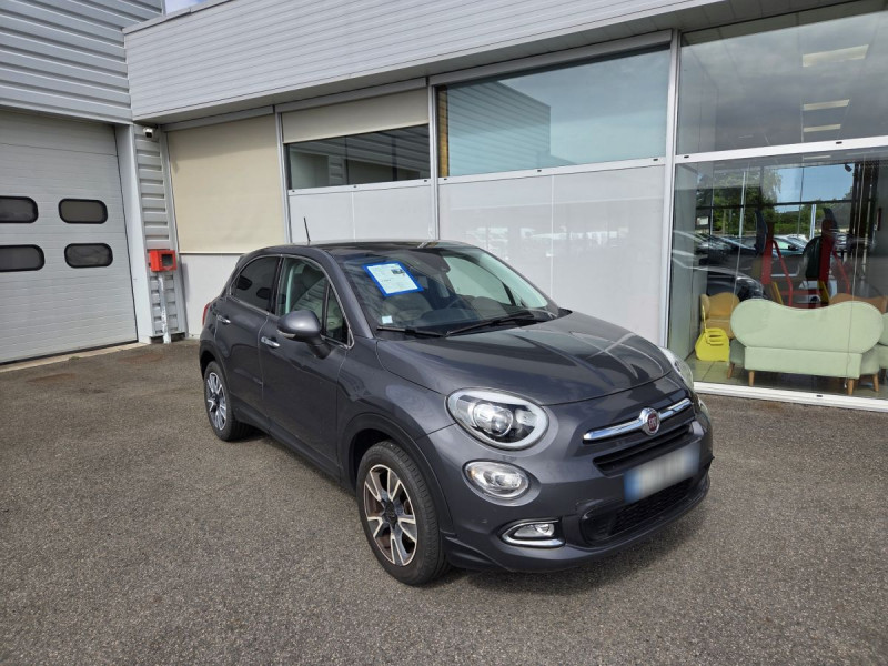 Fiat 500X 1.4 MultiAir 140ch Lounge 4x2 Essence Gris foncé Occasion à vendre