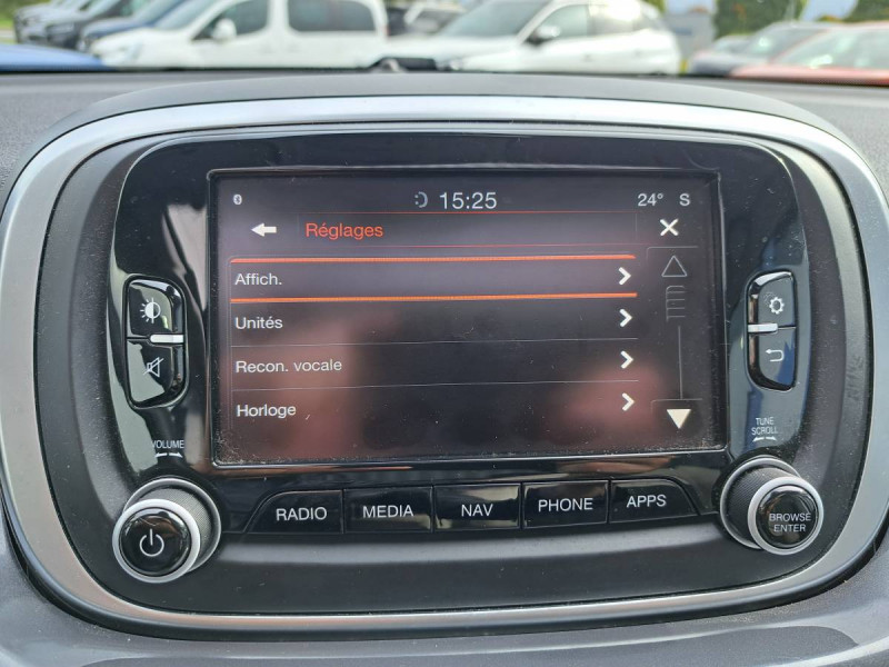Photo 17 de l'offre de FIAT 500X 1.4 MultiAir 140ch Lounge 4x2 à 12490€ chez Carlyss automobiles Vitré
