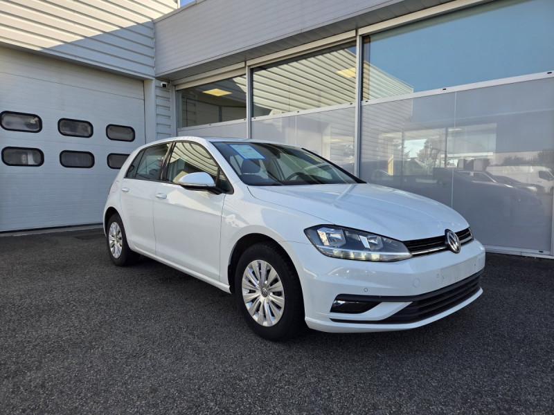 Volkswagen Golf (7) 1.6 TDI 115 BVM5 Trendline Diesel Blanc Occasion à vendre
