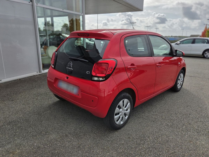 Photo 2 de l'offre de Citroën C1 (2) VTi 72 S&S BVM Feel à 9490€ chez Carlyss automobiles Vitré