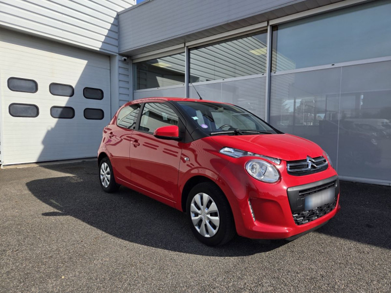 Photo 1 de l'offre de Citroën C1 (2) VTi 72 S&S BVM Feel à 9490€ chez Carlyss automobiles Vitré