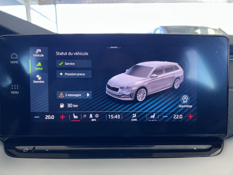 Photo 12 de l'offre de Skoda Octavia Combi (4) 2.0 TDI 150 DSG7 Style à 22490€ chez Carlyss automobiles Vitré