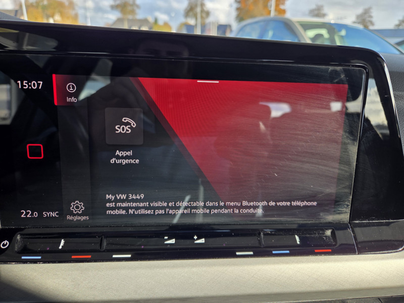 Photo 11 de l'offre de Volkswagen Golf (8) 2.0 TDI SCR 115 DSG7 Life Busi à 19790€ chez Carlyss automobiles Vitré