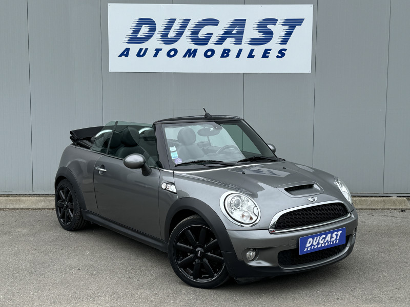 Mini CABRIOLET R57 1.6i - 175 Cooper S Pack Hot Spice Essence sans plomb GRIS FONCE Occasion à vendre