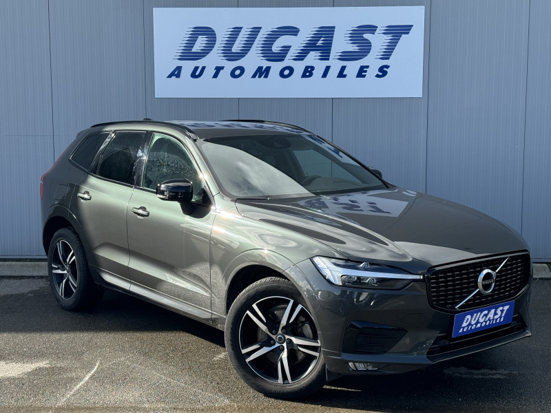 Volvo XC60 B4 (Diesel) 197 ch Geartronic 8 R-Design Diesel GRIS FONCE Occasion à vendre