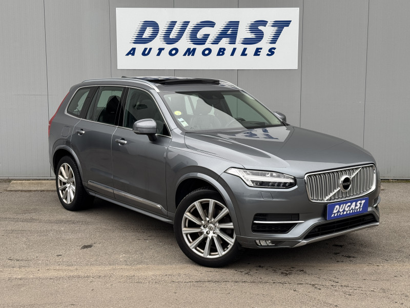 Volvo XC90 D5 AWD AdBlue 235 ch Geartronic 7pl Inscription Luxe Diesel GRIS CLAIR Occasion à vendre