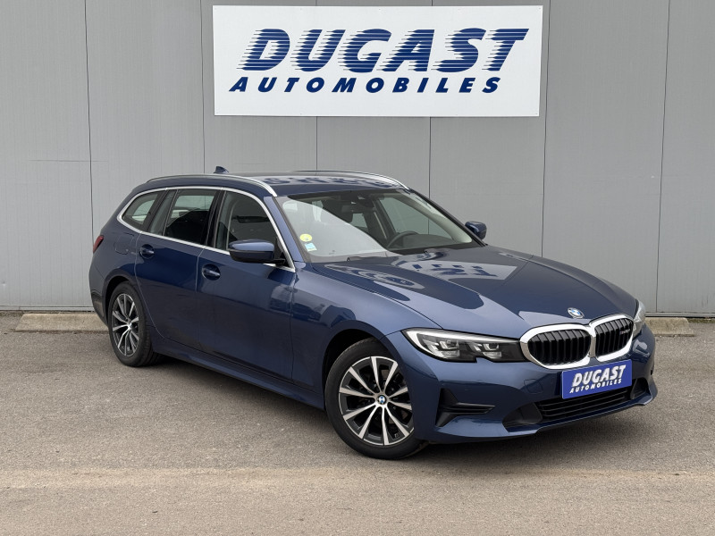 Bmw SERIE 3 TOURING G21 Touring 318d 150 ch BVA8 Lounge Diesel BLEU FONCE Occasion à vendre