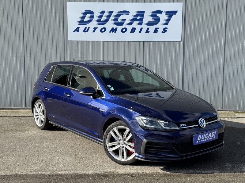 Photo 1 de l'offre de VOLKSWAGEN GOLF 2.0 TDI 184 BlueMotion Technology FAP GTD à 19900€ chez Dugast automobiles