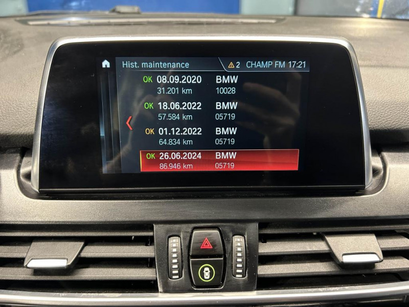 Photo 29 de l'offre de BMW serie 2 gran tourer 218d 2.0 136 Luxury 7 places BVM  à 17990€ chez MKP Distribution
