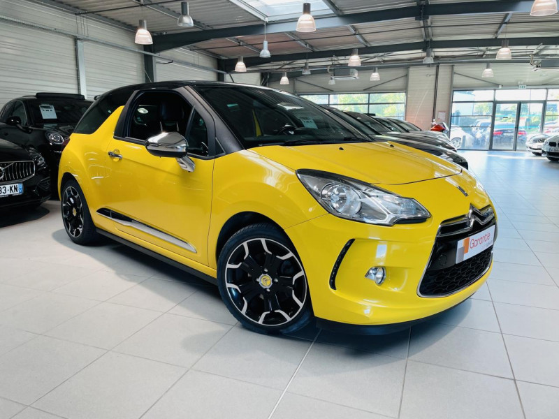 Citroen DS3  THP 155 Sport Chic ESSENCE Jaune Occasion à vendre