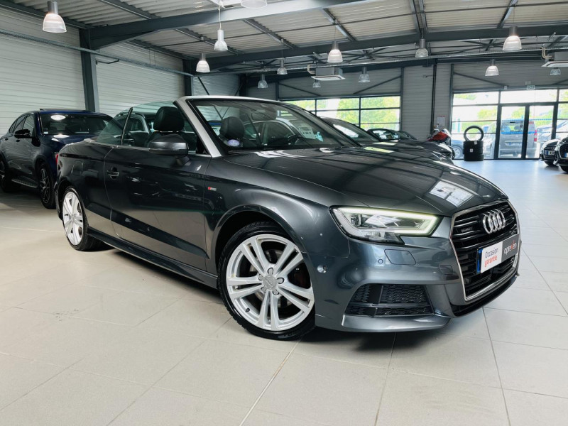 Photo 2 de l'offre de AUDI A3 CABRIOLET 2.0 TFSI 190 S tronic 7 Quattro S-LINE à 24990€ chez Occasions Champenoises