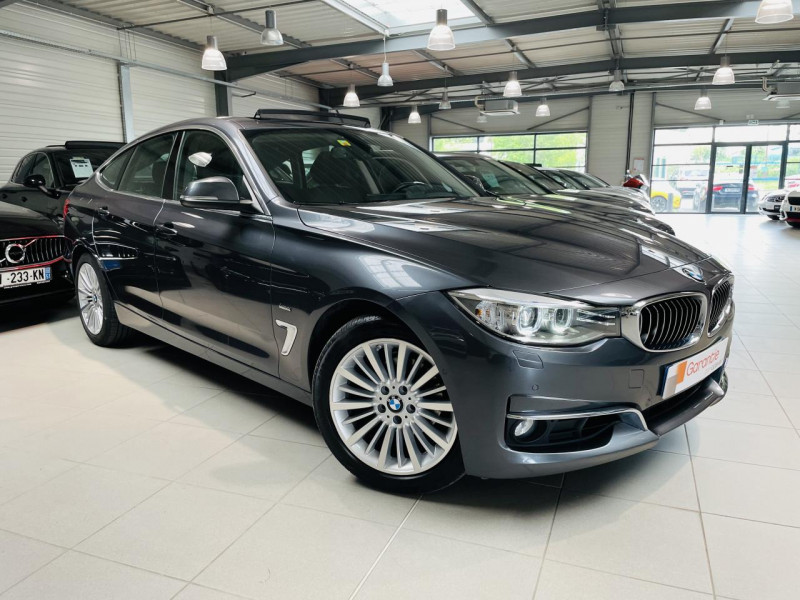 Bmw SERIE 3 GRAN TURISMO 320i 184 ch F34 Luxury BVA8 ESSENCE Gris foncé Occasion à vendre