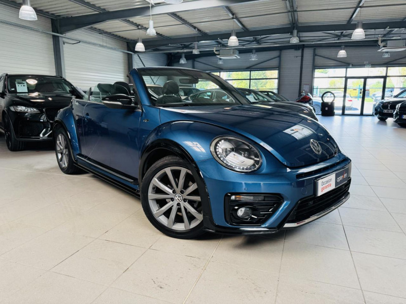 Volkswagen COCCINELLE Cabriolet 1.4 TSI 150 R-LINE DSG7 ESSENCE Blue Silk Metallic Occasion à vendre