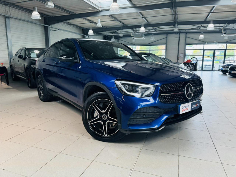 Mercedes-Benz GLC COUPE  300 de 9G-Tronic 4Matic AMG LINE - LOA: 598e/mois Hybride Bleu Occasion à vendre