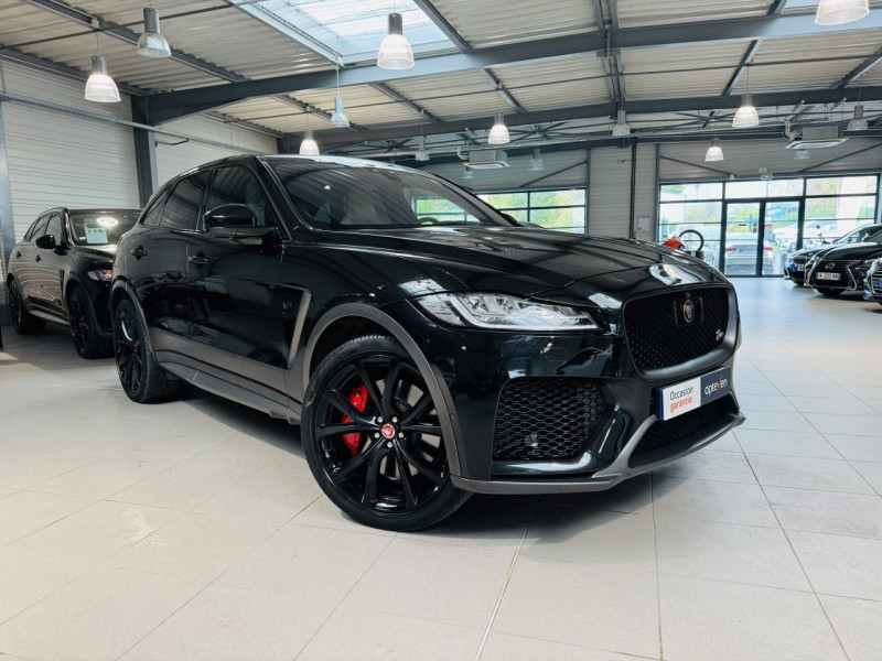 Jaguar F-PACE V8 - 550 ch Supercharged AWD BVA8 SVR ESSENCE Noir Occasion à vendre