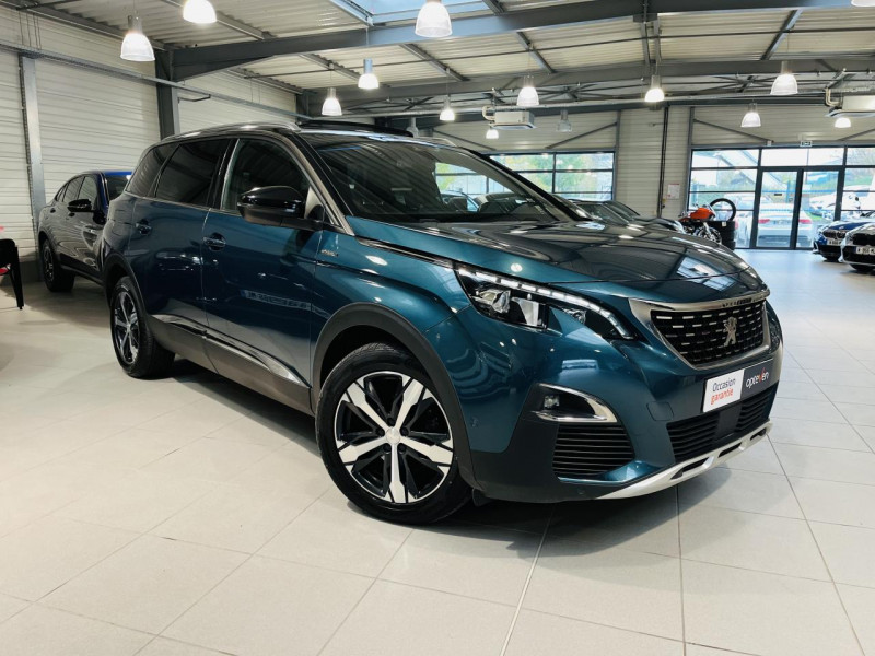 Peugeot 5008  BlueHDi 130ch S&S EAT8 GT Line DIESEL Bleu métallisé Occasion à vendre