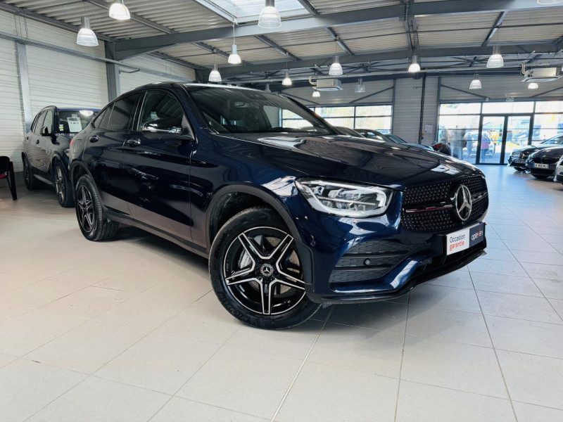 Mercedes-Benz GLC COUPE 300 de 9G-Tronic 4Matic AMG Line Hybride Bleu métallisé Occasion à vendre