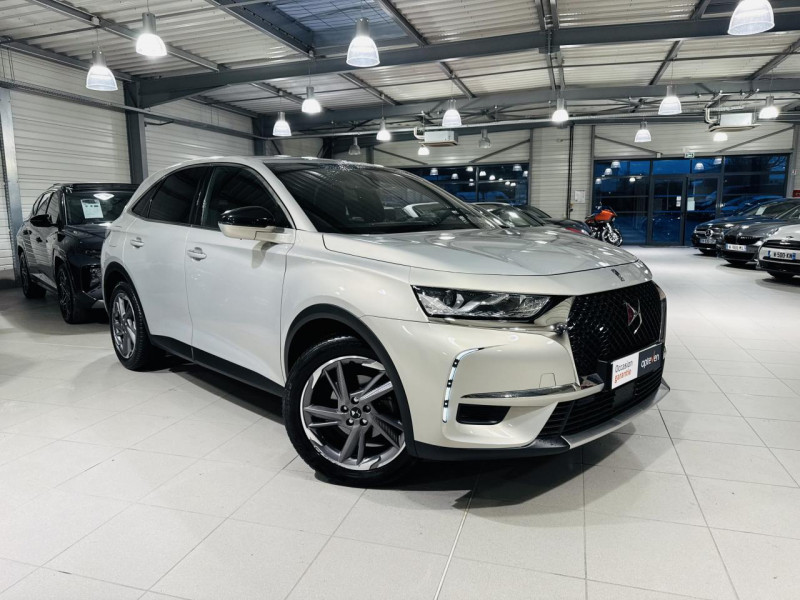 Ds DS 7 CROSSBACK BlueHDi 130 EAT8 RIVOLI DIESEL Beige métallisé Occasion à vendre