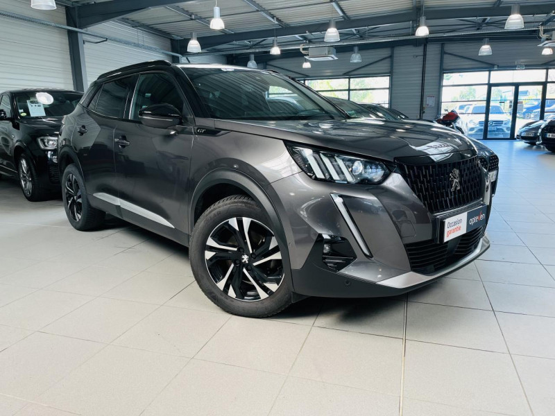 Peugeot 2008  BlueHDi 130 S&S EAT8 GT - LOA 328e/MOIS DIESEL Gris Platinium Occasion à vendre