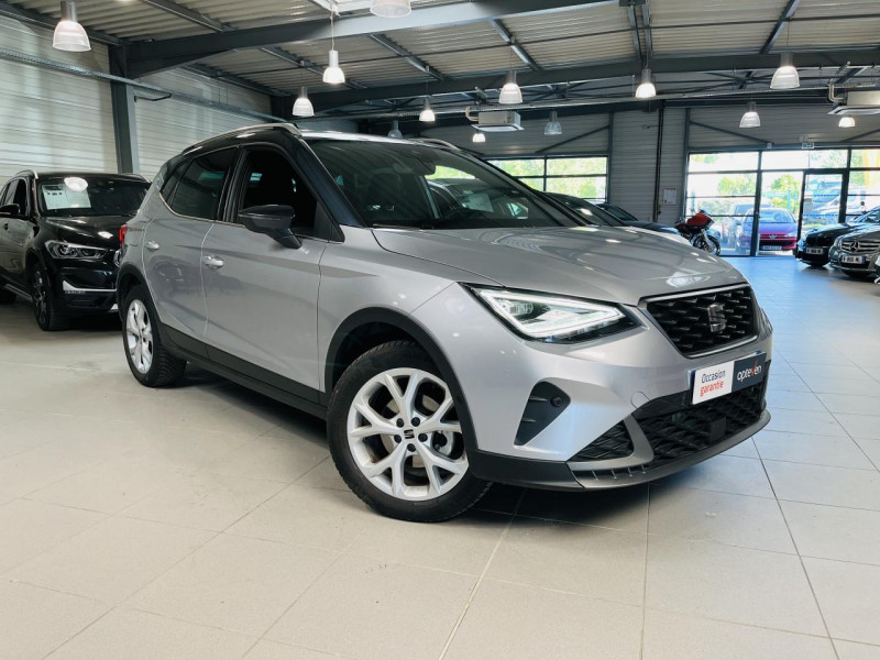 Seat ARONA 1.0 TSI 110 ch Start/Stop BVM6 FR - LOA 287e/mois ESSENCE Urban Silver Occasion à vendre
