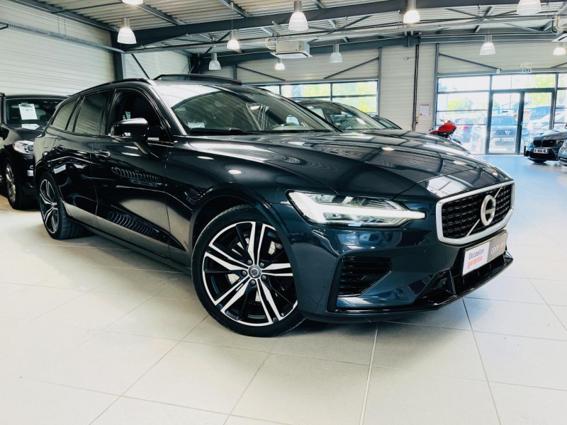 Volvo V60  T8 Twin Engine 303 ch + 87 ch Geartronic 8 R-Design Hybride SAVILE GREY Occasion à vendre