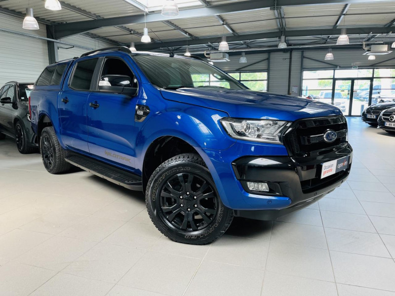 Ford RANGER DOUBLE CABINE  3.2 TDCi 200 4X4 BVA6 WILDTRACK X DIESEL Performance Blue (Metallic) Occasion à vendre