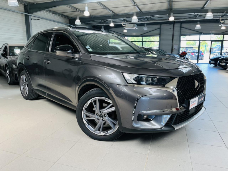 Ds DS 7 CROSSBACK  BlueHDi 130 EAT8  Grand Chic DIESEL Gris métallisé Occasion à vendre