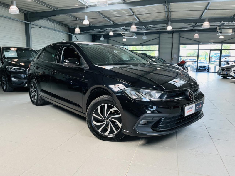 Volkswagen POLO 1.0 TSI 95 S&S DSG7 Life - LOA 294e/mois ESSENCE Noir métallisé Occasion à vendre