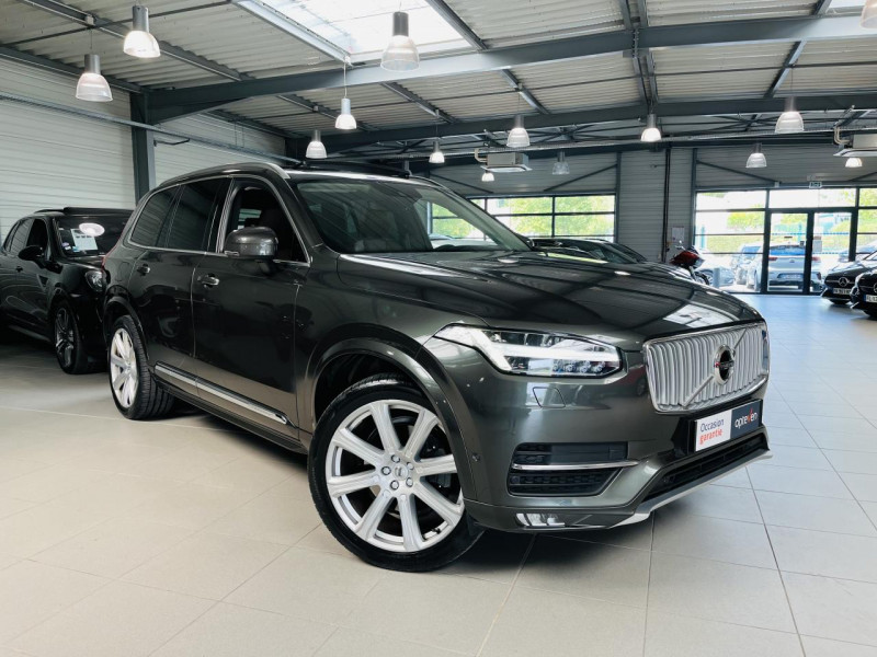Volvo XC90  D4 190 ch Geartronic 7pl Inscription  DIESEL Noir métallisé Occasion à vendre