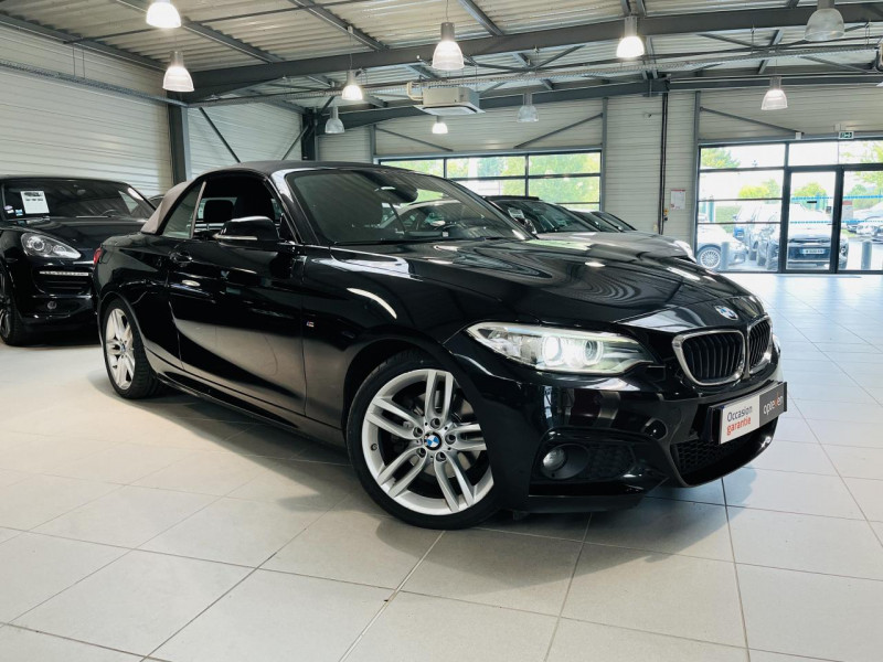 Photo 2 de l'offre de BMW SERIE 2 CABRIOLET Cabriolet 220d 190 ch F23 M Sport BVA 8 à 22990€ chez Occasions Champenoises