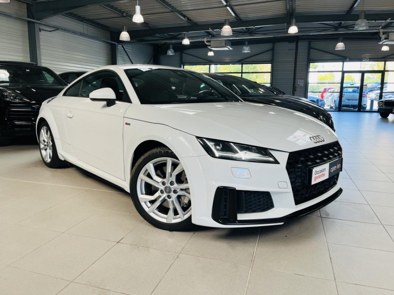 Audi TT COUPE  45 TFSI 245 S-LINE ESSENCE Glacier White Metallic Occasion à vendre