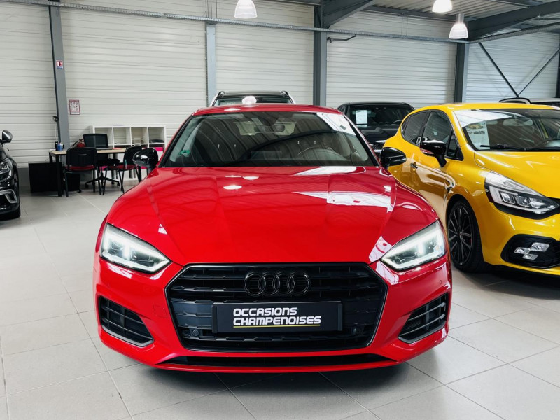 Photo 2 Audi A5 SPORTBACK  1.4 TFSI 150 S tronic 7 DESIGN ESSENCE Rouge métallisé en vente chez Occasions Champenoises Photo 2 de l'offre de AUDI A5 SPORTBACK  1.4 TFSI 150 S tronic 7 DESIGN à 23990€ chez Occasions Champenoises