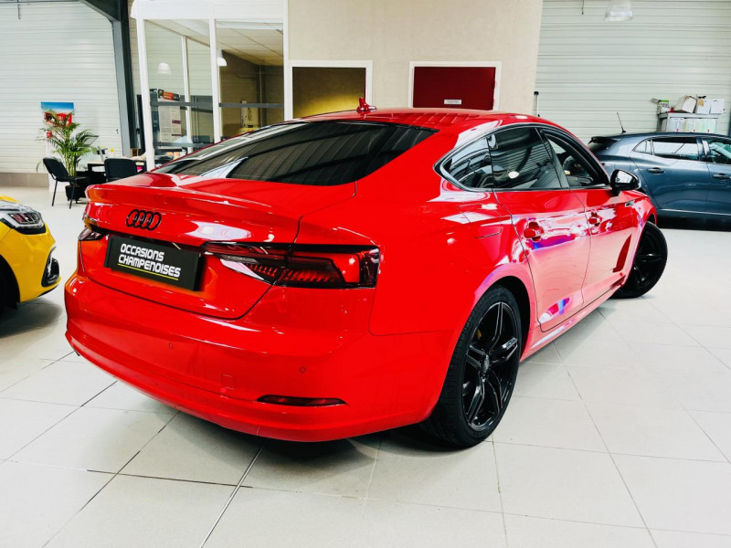 Photo 20 Audi A5 SPORTBACK  1.4 TFSI 150 S tronic 7 DESIGN ESSENCE Rouge métallisé en vente chez Occasions Champenoises Photo 20 de l'offre de AUDI A5 SPORTBACK  1.4 TFSI 150 S tronic 7 DESIGN à 23990€ chez Occasions Champenoises