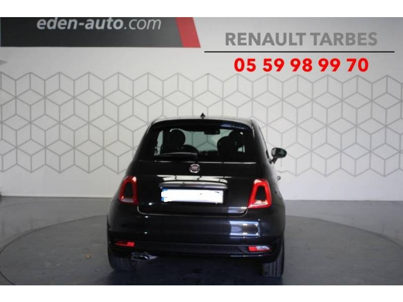 Photo 5 Fiat 500 1.2 69 ch S Plus essence noir en vente chez Francepronet Car Center Photo 5 de l'offre de FIAT 500 1.2 69 ch S Plus à 9990€ chez Francepronet Car Center