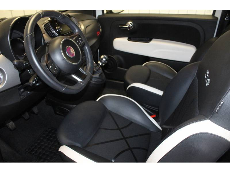 Photo 7 Fiat 500 1.2 69 ch S Plus essence blanc en vente chez Francepronet Car Center Photo 7 de l'offre de FIAT 500 1.2 69 ch S Plus à 9990€ chez Francepronet Car Center