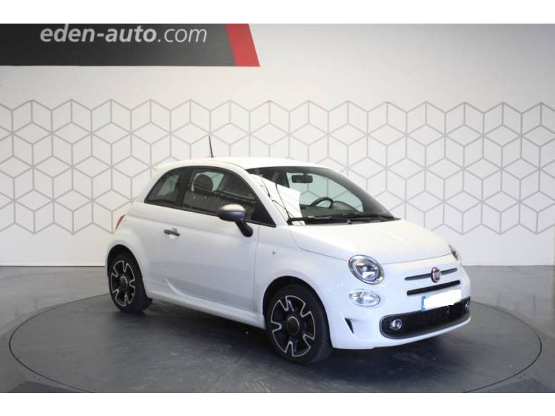 Photo 14 Fiat 500 1.2 69 ch S Plus essence blanc en vente chez Francepronet Car Center Photo 14 de l'offre de FIAT 500 1.2 69 ch S Plus à 9990€ chez Francepronet Car Center