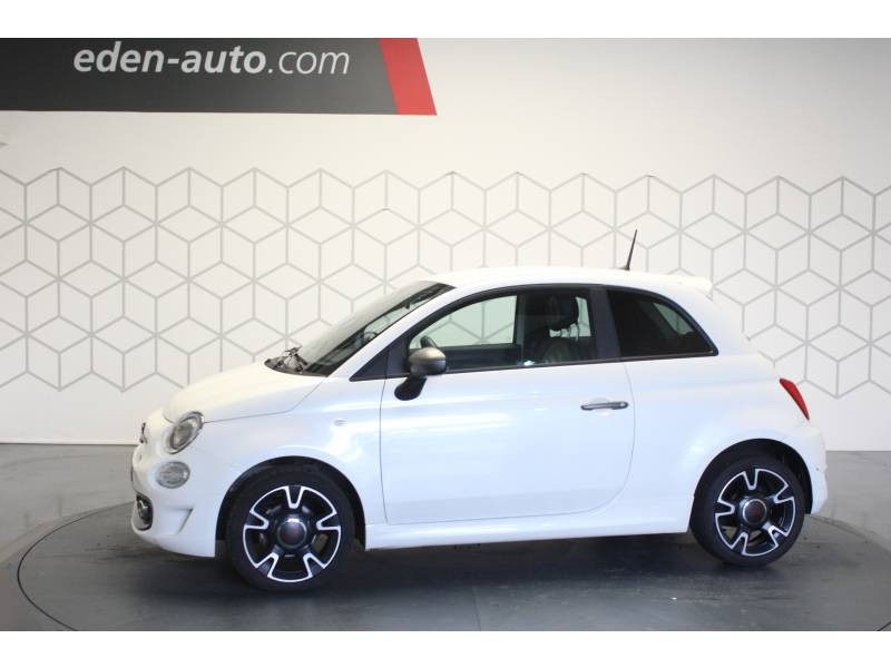 Photo 3 Fiat 500 1.2 69 ch S Plus essence blanc en vente chez Francepronet Car Center Photo 3 de l'offre de FIAT 500 1.2 69 ch S Plus à 9990€ chez Francepronet Car Center