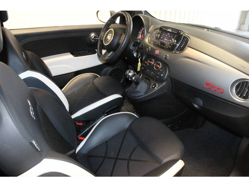Photo 9 Fiat 500 1.2 69 ch S Plus essence noir en vente chez Francepronet Car Center Photo 9 de l'offre de FIAT 500 1.2 69 ch S Plus à 9990€ chez Francepronet Car Center