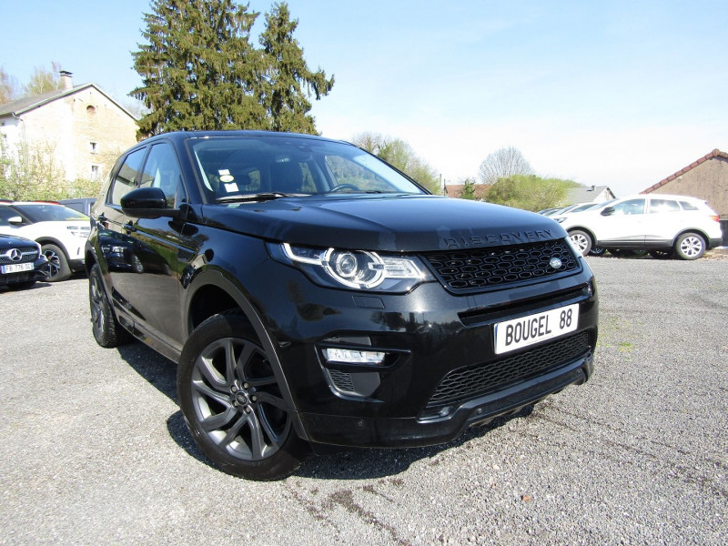 Land-Rover DISCOVERY SPORT 2L TD4 180 4WD HSE LUXE CAMÉRA GPS TURBO DIESEL 6 VITESSES FULL LEDS CUIR USB SD Diesel NOIR COSMIC Occasion à vendre