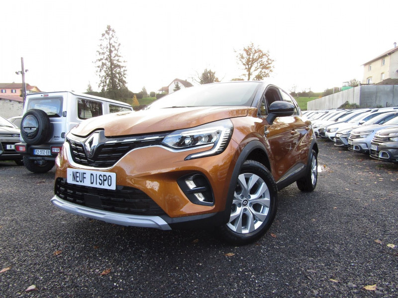Renault CAPTUR 4 TCE 140 TURBO 1L3 INTENSE BICOLOR GPS USB MÉDIA SIÈGES CHAUFFANTS FULL LEDS  ESP Essence ORANGE TOIT NOIR Occasion à vendre