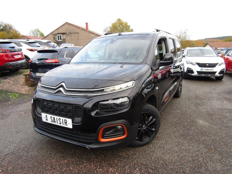 Citroen BERLINGO XL  7 PLACES  BLUE HDI 130 CV XTR GPS 3D CAMÉRA ATTELAGE STORE PK ASSIST RÉGULATEUR Diesel NOIR PERLA Occasion à vendre