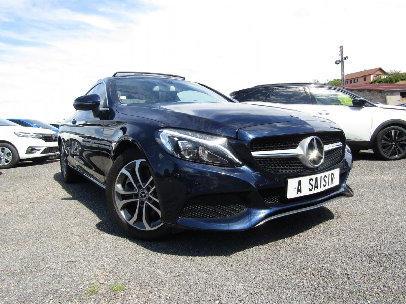 Mercedes-Benz CLASSE C COUPE II (C205) EXECUTIVE 250 D GPS CAMÉRA FULL LED JA 17 RE TOIT PANO BOITE 9G-TRONIC Diesel BLEU EXCELLENCE Occasion à vendre