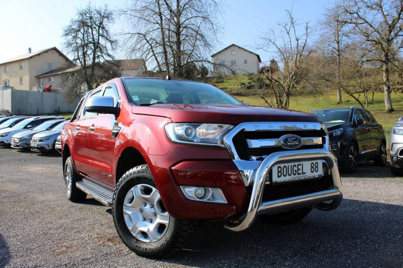 Photo 3 de l'offre de FORD RANGER LIMITED 3L2 TDCI DOUBLE CABINE 200 CV 4X4 GPS 3D CUIR USB ATTELAGE RÉGULATEUR BOITE AUTO à 29800€ chez Bougel transactions