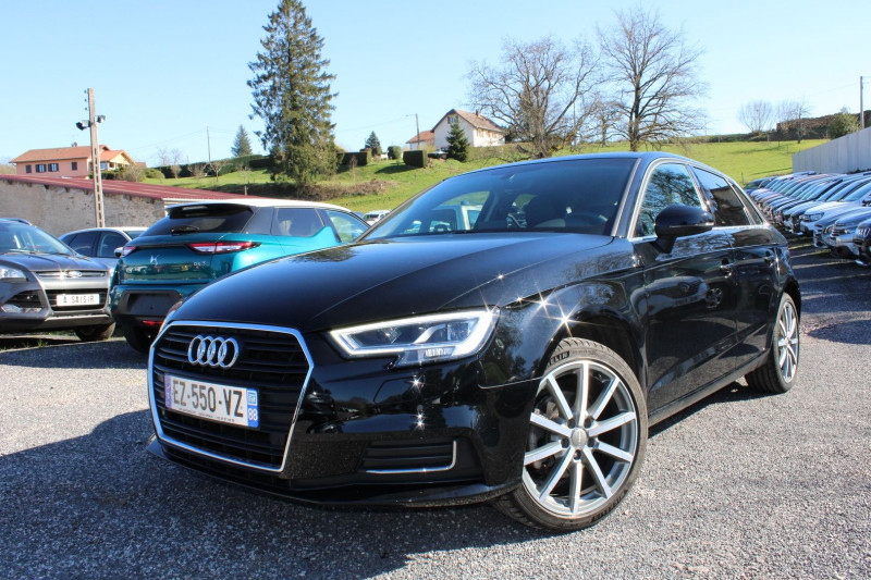 Audi A3 SPORTBACK DESIGN LUXE 2L TDI 150 CV GPS 3D CAMÉRA FULL LED USB JA 18 RÉGULATEUR BLUETOOTH Diesel NOIR CARBONE Occasion à vendre