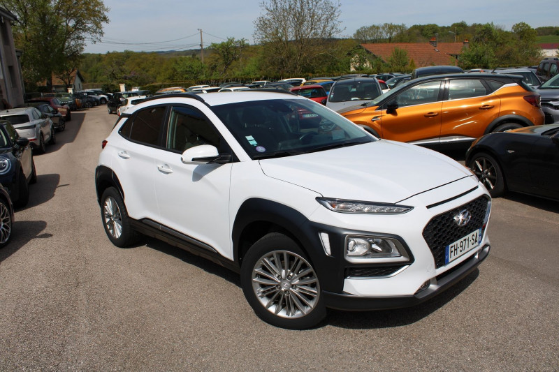 Hyundai KONA T-GDI 120 CV CREATIVE ESSENCE GPS 3D CAMÉRA MP3 USB JA 17 BLUETOOTH RÉGULATEUR Essence BLANC ALPIN Occasion à vendre