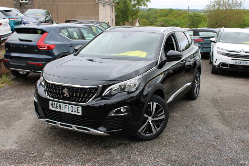 Peugeot 3008 III 1L5 BLUEHDI 130 CV EAT8 BOITE AUTO PALETTE ALLURE LUXE CUIR CAMÉRA GPS JA 18 USB Diesel NOIR PERLA Occasion à vendre