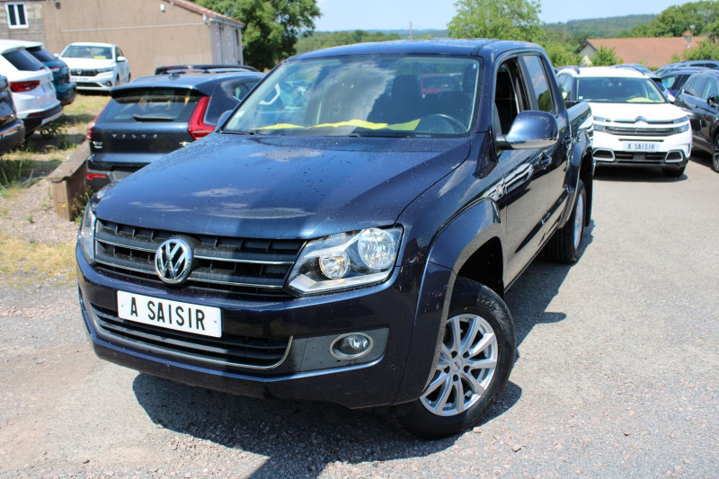 Volkswagen AMAROK PICKUP 2L TDI 180 DIESEL BOITE AUTO LUXE GPS MÉDIA BLUETOOTH RÉGULATEUR ATTELAGE Diesel BLEU GAROU Occasion à vendre